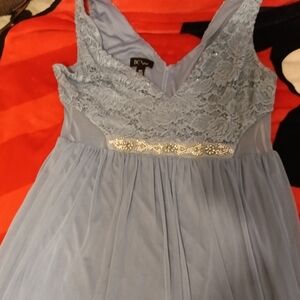 BCX Blue Lace Dress